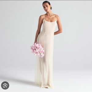 Skims romance long slip dress